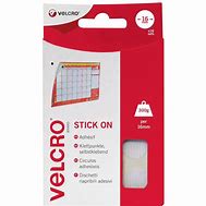 Velcro® Brand Auto Picks Agriptres Adhesive 16mm x 16 White