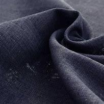 Tissu lin viscose - Bleu marine