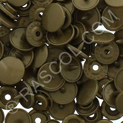 Sachet of 25 Round Kam resin pressures - Gold