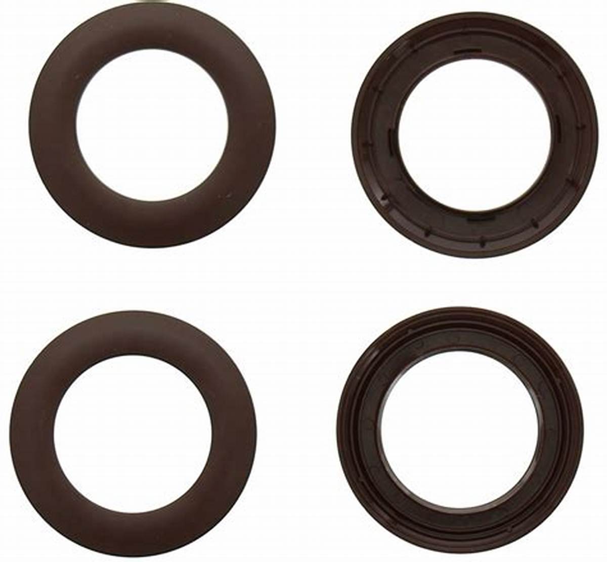 Lot 8 Ø44 mm curtain eyelets - Mats - Chocolate