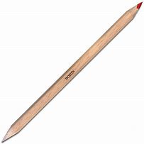 Chalk pencil for two -color bohin - white and red fabrics