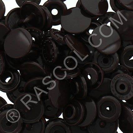 Sachet of 25 Round Kam resin pressures - Brown