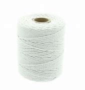 Cordon coton macramé 2 mm - Blanc