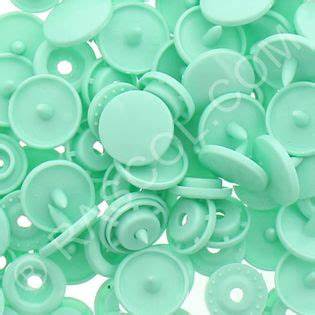 Sachet of 25 Round Kam Resin Pressures - Mint green