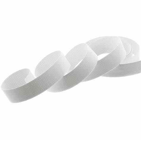 Elastic white bracelet mesh