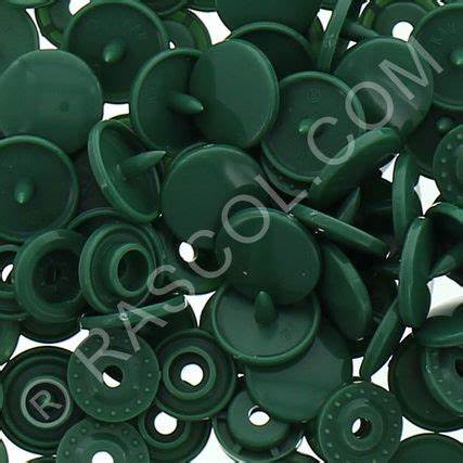 Sachet of 25 round Kam resin pressures - Fir green