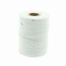 Macramé cotton cord 2 mm - white