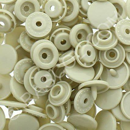 Sachet of 25 round Kam resin pressures - beige