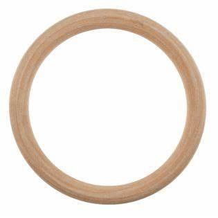 Wooden ring for rattles and mobiles 100 mm