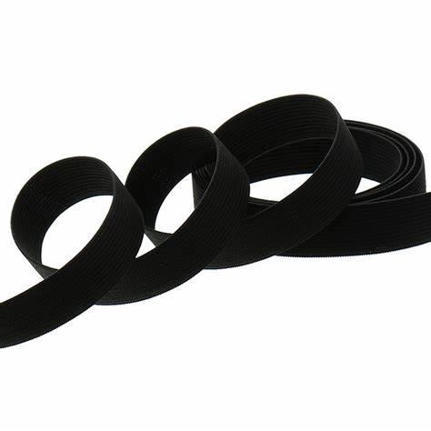 Elastic mesh black bracelet