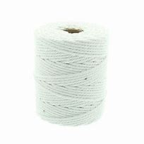 Macramé cotton cord 2 mm - white