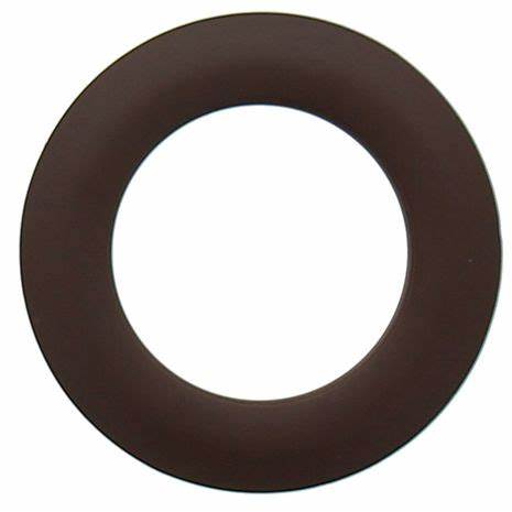 Lot 8 oeillets rideaux Ø44 mm - Mats - Chocolat