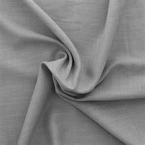 Tissu lin viscose - Gris argent