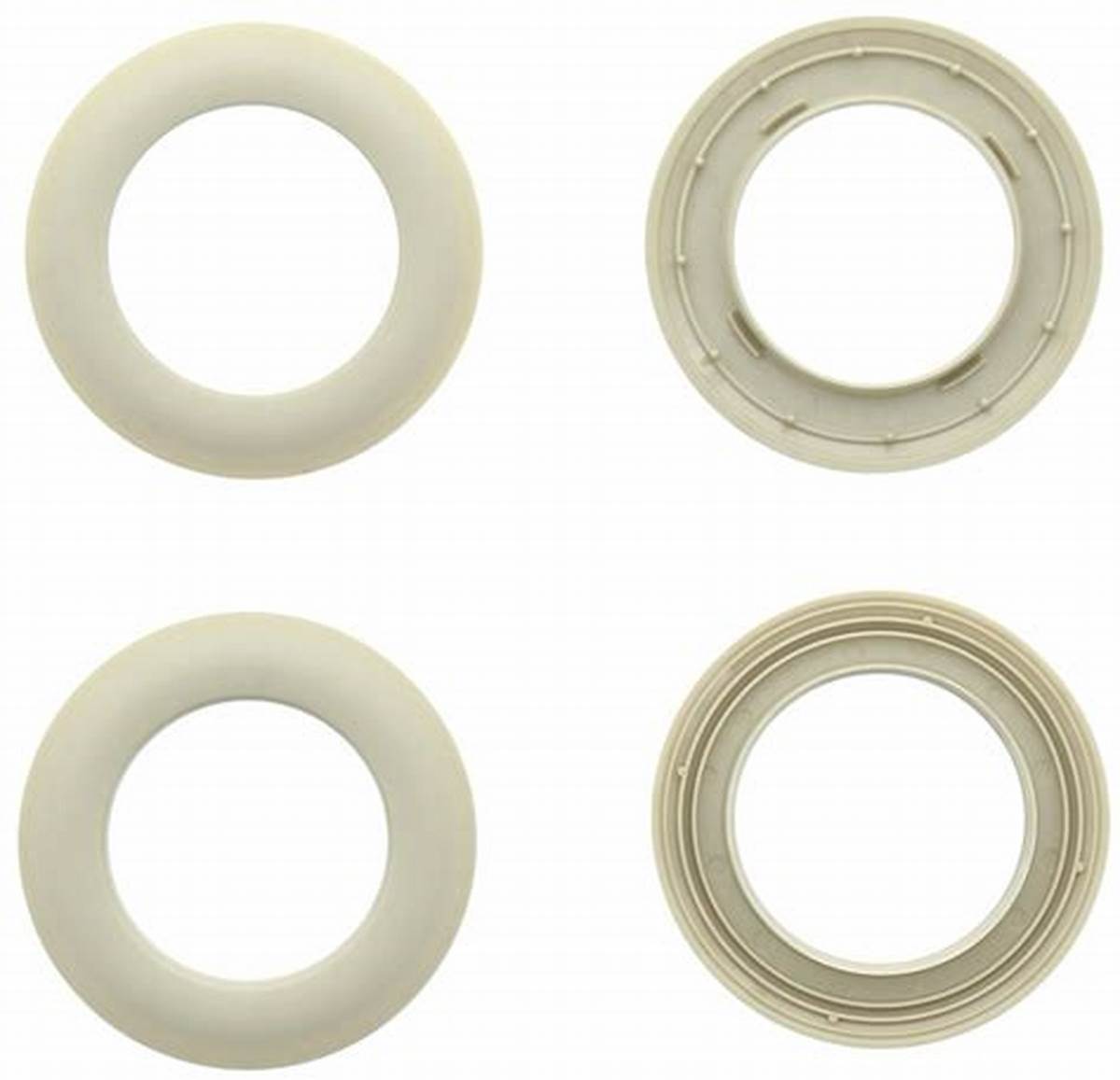 Lot 8 Ø44 mm curtain eyelets - mats - stone