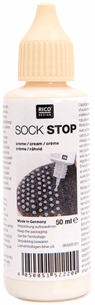 Anti -Slip -Latexflasche für Socken - Creme