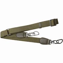 Adjustable shoulder strap handle - Khaki with silver carabiners