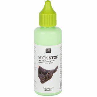 Anti -slip latex bottle for socks - Green