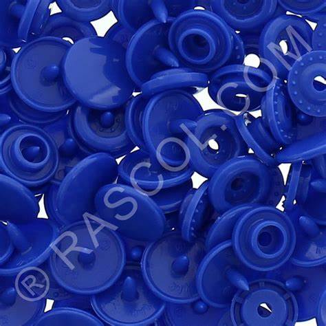 Sachet of 25 Round Kam Resin Pressures - Royal Blue