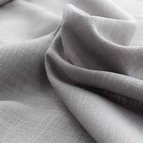 Tissu lin viscose - Gris argent