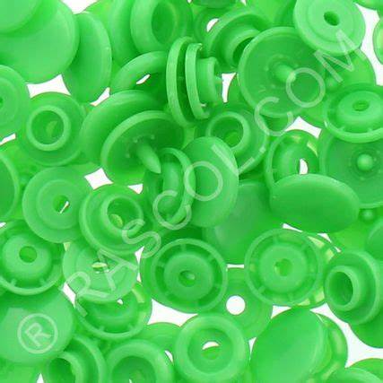 Sachet of 25 round Kam resin pressures - Light green