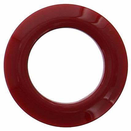 Lot 8 Ø44 mm curtain eyelets - brilliant - cherry