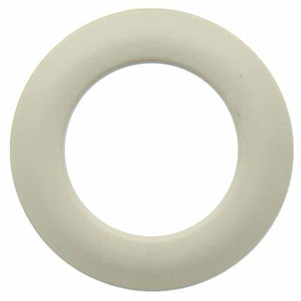 Lot 8 Ø44 mm curtain eyelets - mats - stone