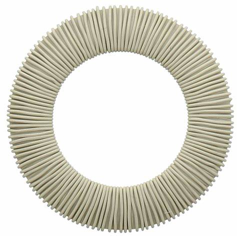 Lot 8 Ø44 mm curtain eyelets - ethnic - linen