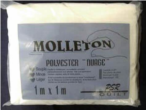 Molleton polyester Nuage - 100 x 100 cm