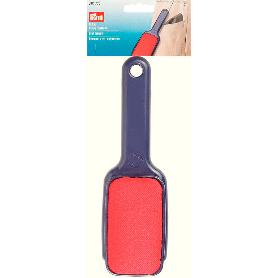 Brosse anti-peluches avec manche