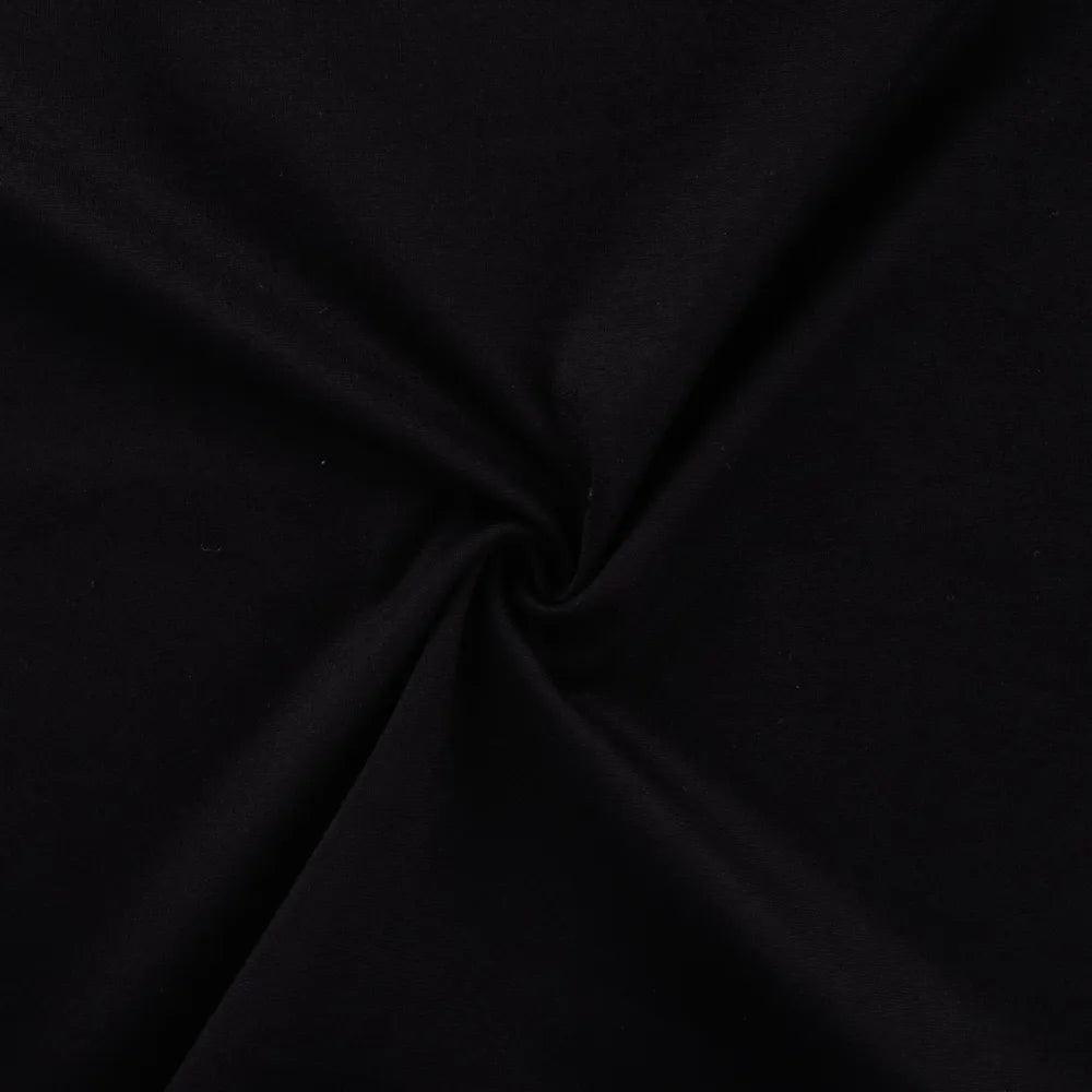 Jersey Milano Viscose Stoff - Schwarz