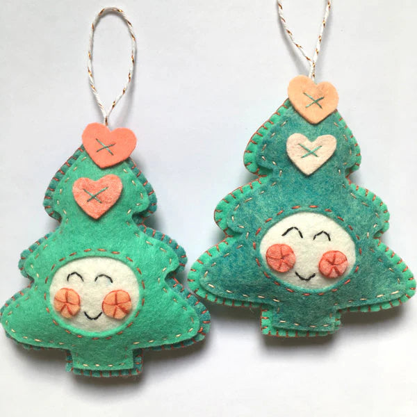 Kawaii Christmas felt kit