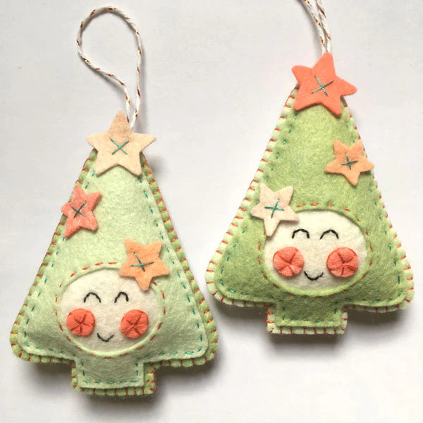 Kawaii Christmas felt kit