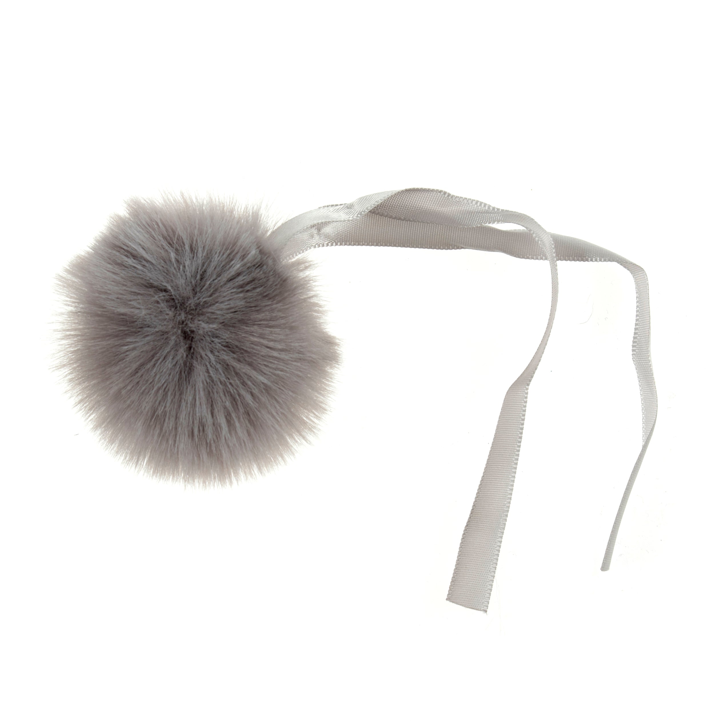 Pompom imitation fur 6 cm - mink