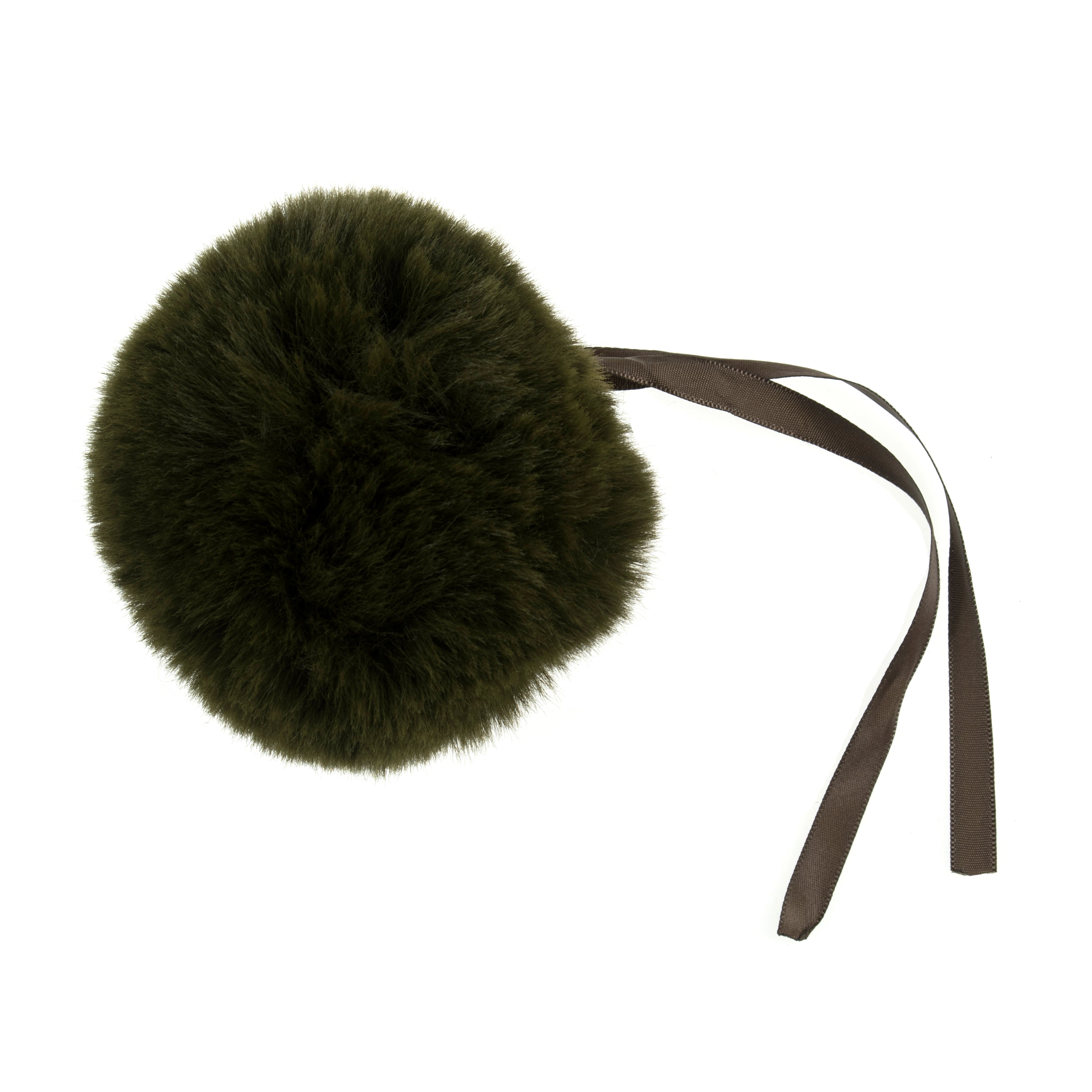 Pompon -Imitation Fur 11 cm - Khaki