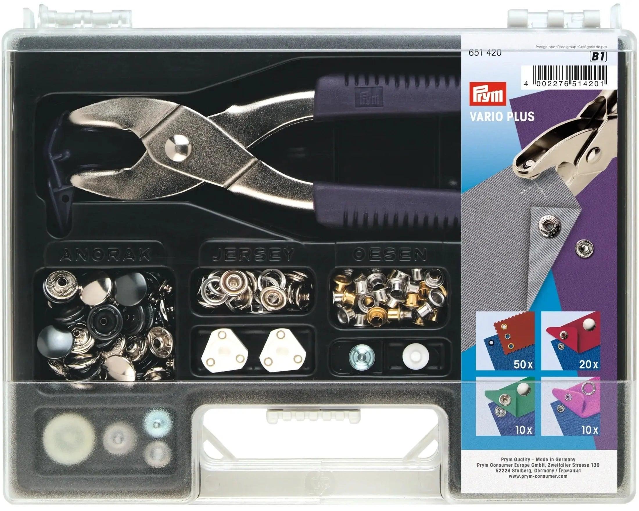 Vario pliers case with pressures and eyelets