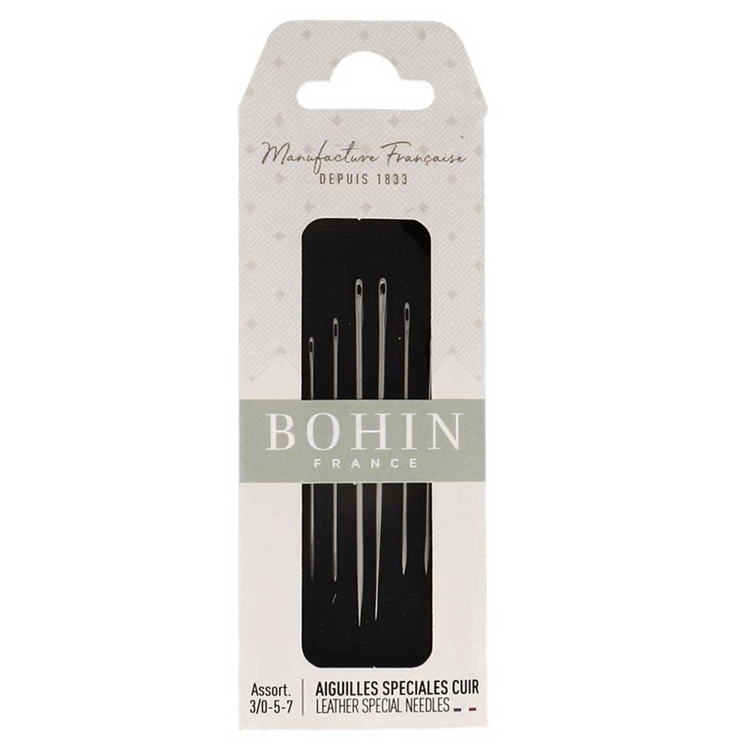 Bohin leather needles - Assortment