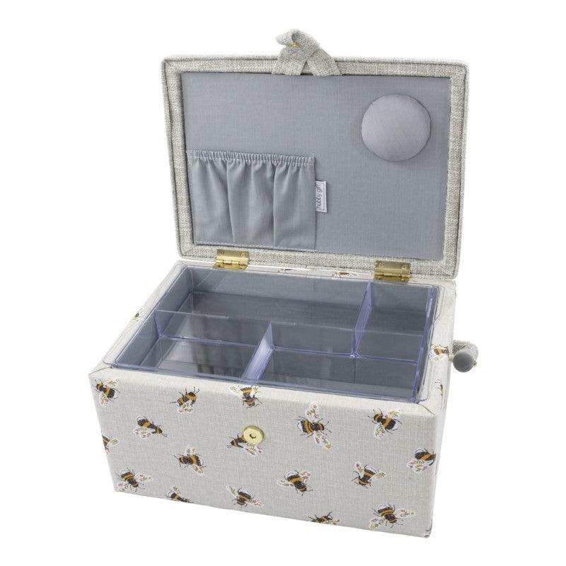 Sewing box with embroidery - bee m