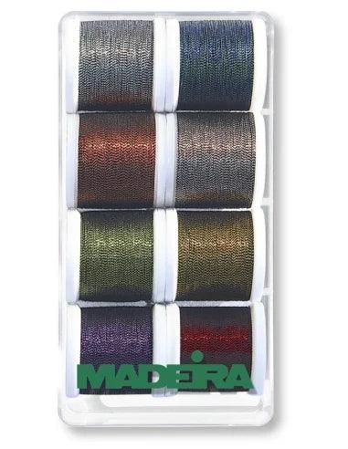 Mini box of embroidered metallic soft madeira