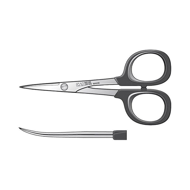 Kai curved embroidered scissors 10 cm