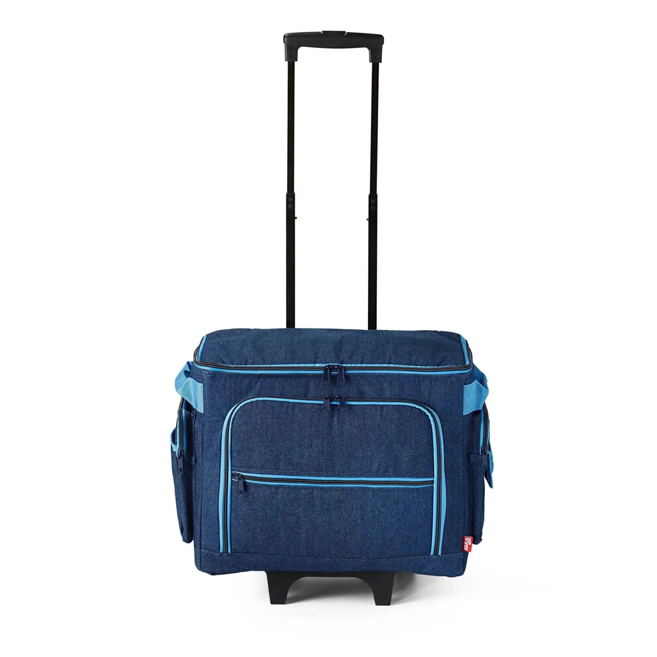 Trolley suitcase for sewing machine - Jeans blue