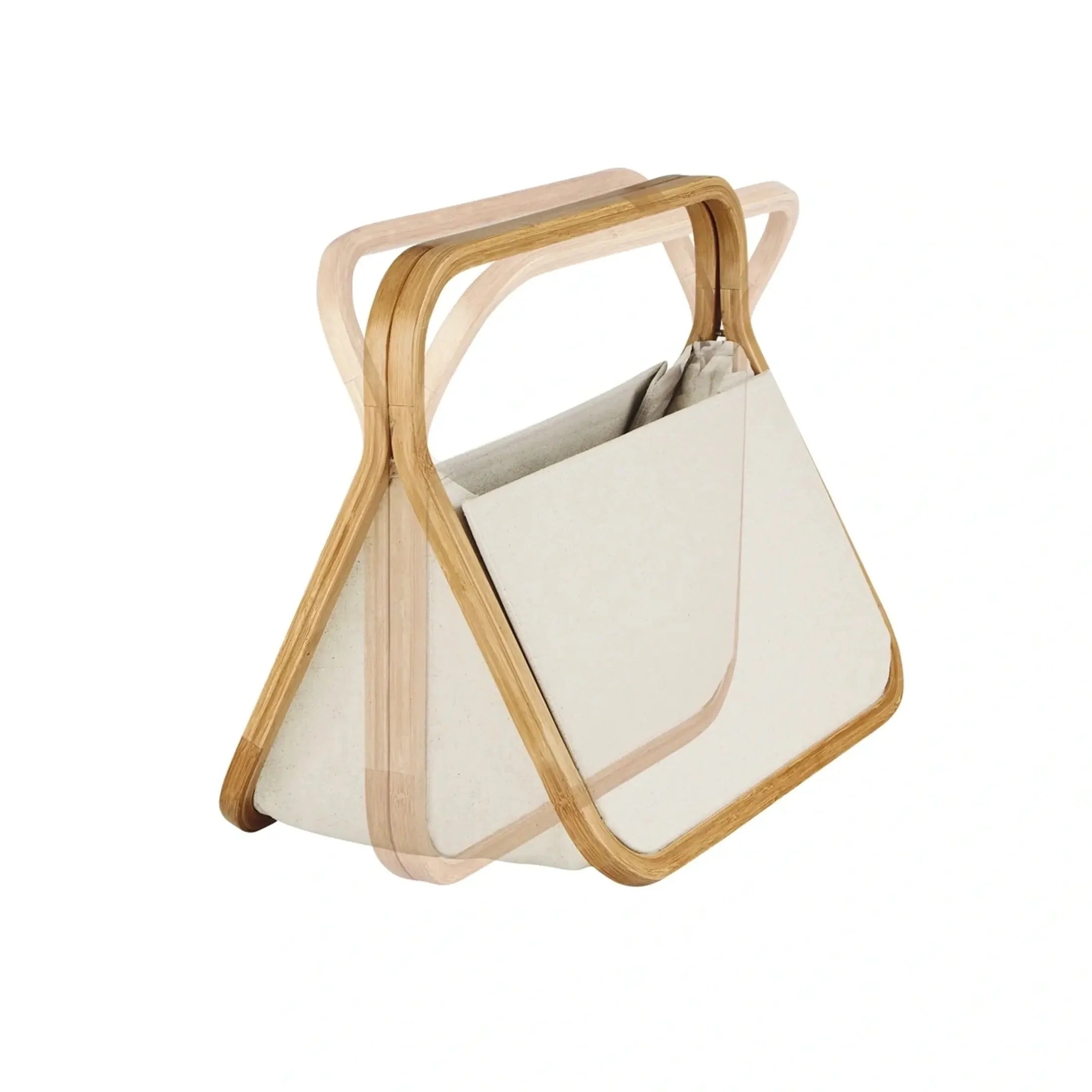 Cane bag and natural bamboo M