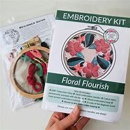 Kit Embroidery - Floral Flourish