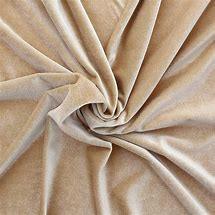 Stretch velvet fabric - beige