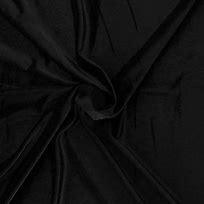 Tissu velours stretch - Noir