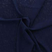 Mousseline fabric - Navy blue