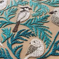 Kit broderie - Winter Birds