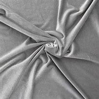 Stretch velvet fabric - Silver