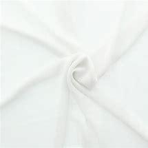 Tissu mousseline - Blanc