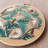 Kit broderie - Winter Birds