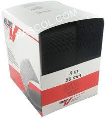 VELCRO® Brand à coudre noir 50 mm de large boite de 5 mètres